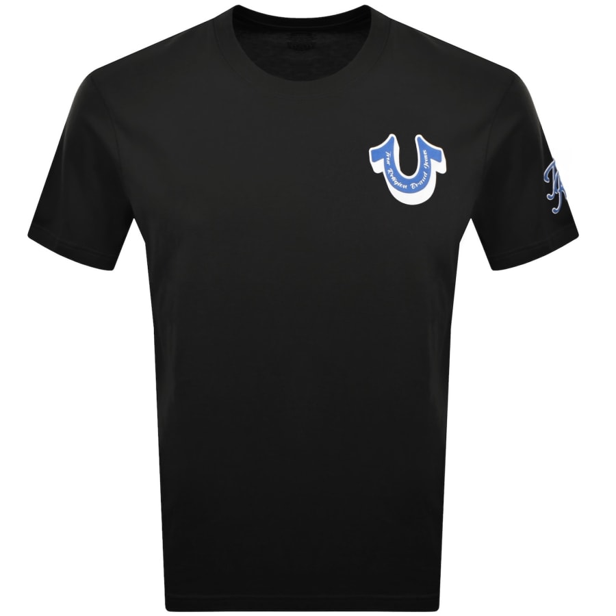 True Religion Super Logo T Shirt Black | Mainline Menswear us